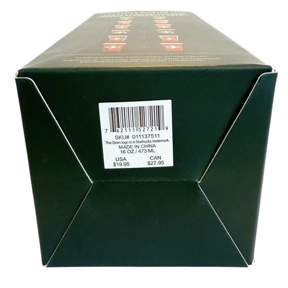 New Starbucks Coffee Christmas Holiday 2022 6 Pack Color Changing Hot Cold Cups - Picture 11 of 11